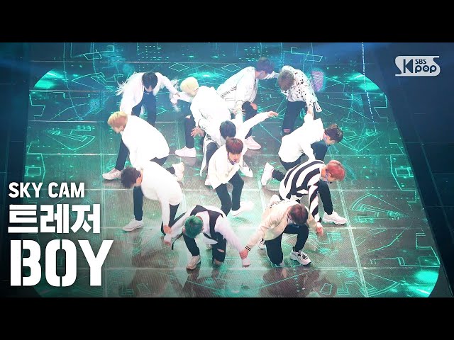 [항공캠4K] 트레저 'BOY' (TREASURE Sky Cam)│@SBS Inkigayo_2020.08.23.