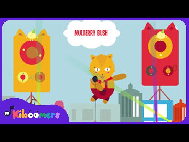 Here We Go Round the Mulberry Bush - The Kiboomers Preschool Songs & Nursery Rhymes