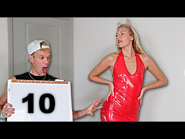 BOYFRIEND RATES MY SEXY HALLOWEEN COSTUMES! *Ft 8 Ball Strike*