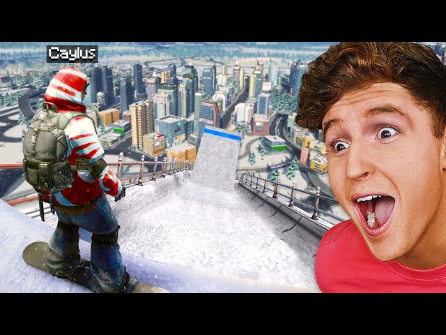 Becoming A Pro SNOWBOARDER In Realistic Game!