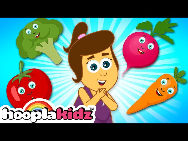Vegetables Song | Songs For Kids, Babies and Toddlers By HooplaKidz