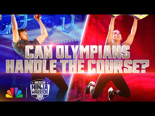 Olympians Go for Gold on the Course | American Ninja Warrior | NBC