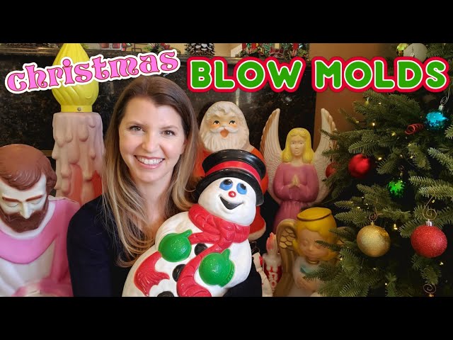 Christmas Blow Molds - Vintage Holiday Lights