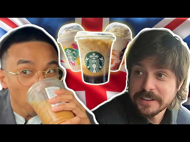 Aussie Tries Weird UK Starbucks Drinks: Drive-Thru Challenge