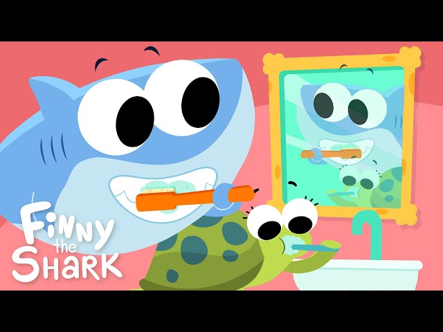 Brush Your Teeth | Kids Song | Finny The Shark