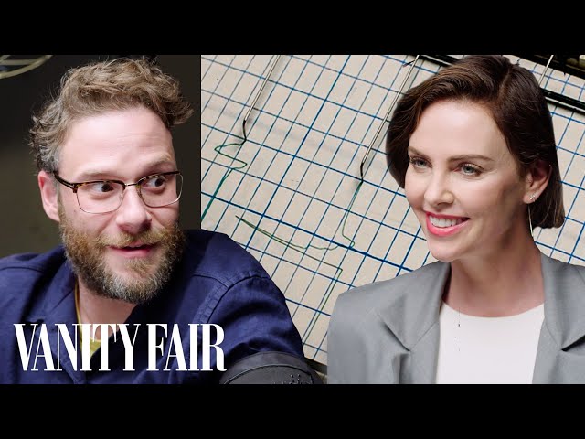 Seth Rogen and Charlize Theron Take a Lie Detector Test | Vanity Fair