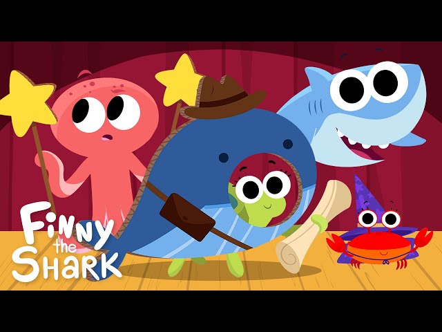 The Show Must Go On | Finny The Shark | Cartoon For Kids