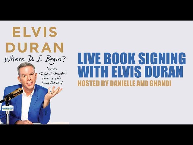 Live Book Signing With Elvis Duran Hosted By Danielle And Ghandi