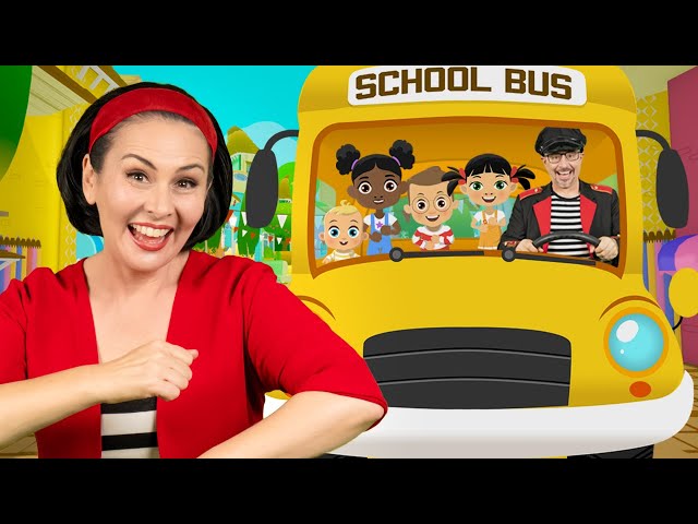 Wheels On The Bus | Kids Pop Version | Lah-Lah Nursery Rhymes & Kids Songs
