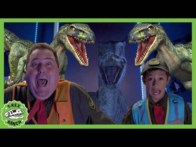 Raptor Get Out!! + ALL Season 4 | T-Rex Ranch Dinosaur Videos