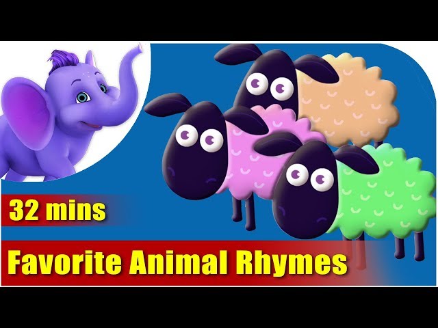 Animal Songs For Kids | Collection 2 of Favourite Animal Rhymes