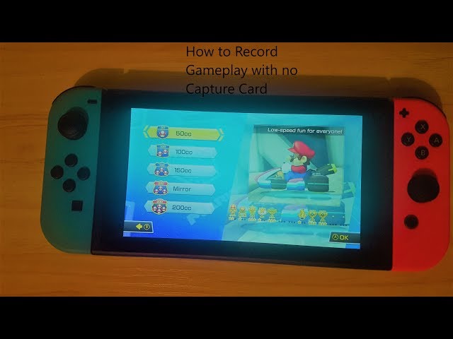 How to record nintendo switch gameplay without capture card