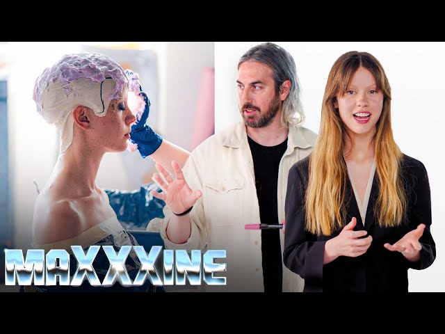 MaXXXine's Mia Goth & Director Ti West Break Down a Scene | Vanity Fair
