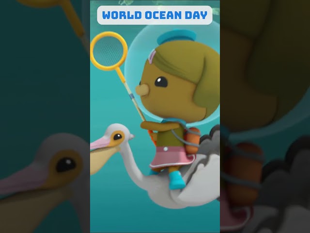 Cleaning up the sea 🌊  | Underwater Sea Education | #shorts #octonauts #WorldOceanDay