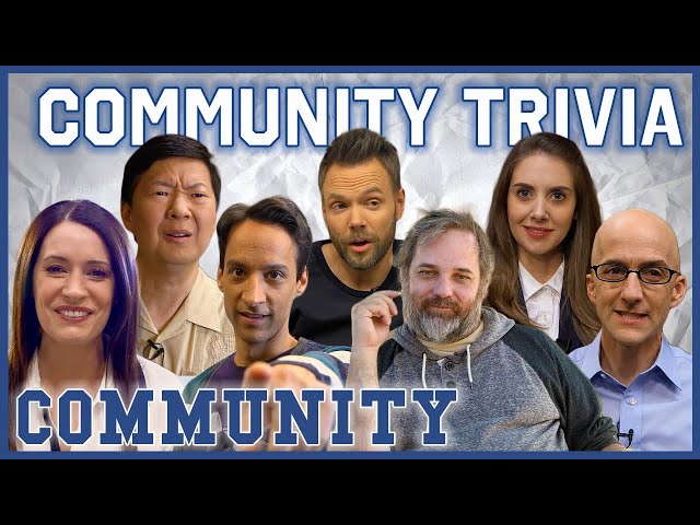 The Cast & Crew Of Community Answer Trivia Questions! | Community