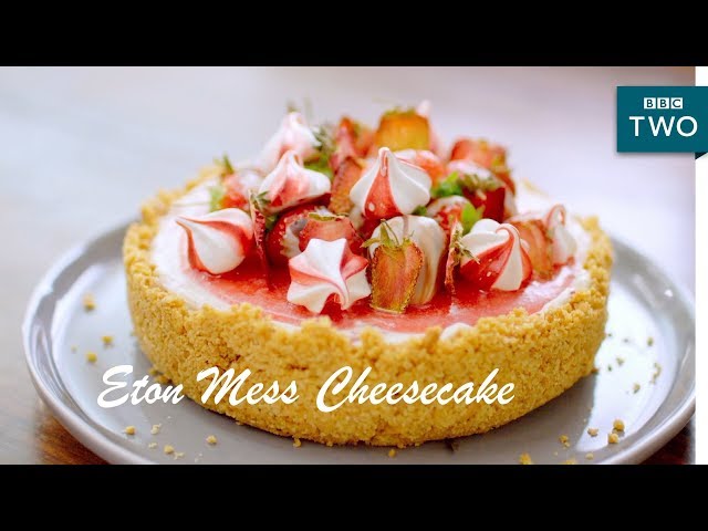 Eton Mess Cheesecake | Nadiya's British Food Adventure: Episode 1 - BBC Two