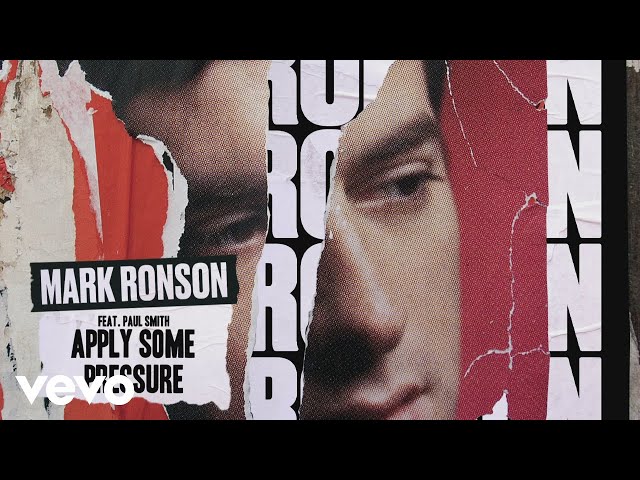 Mark Ronson - Apply Some Pressure (Official Audio) ft. Paul Smith