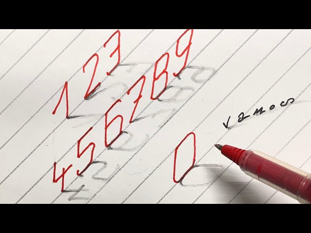 How To Draw 3d Numbers! - Learn To Write In 3d - Trick Art On Paper