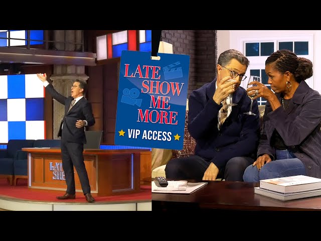 Late Show Me More: Backstage with Michelle Obama!