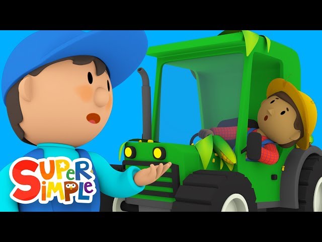 Tracy's Tractor Creates A Mess! | Carl's Car Wash | Cartoons For Kids