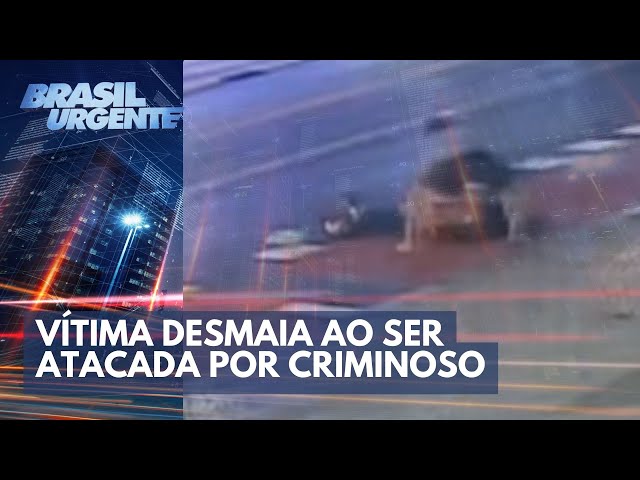 Mata-leão e espancamento no Centro de SP | Brasil Urgente