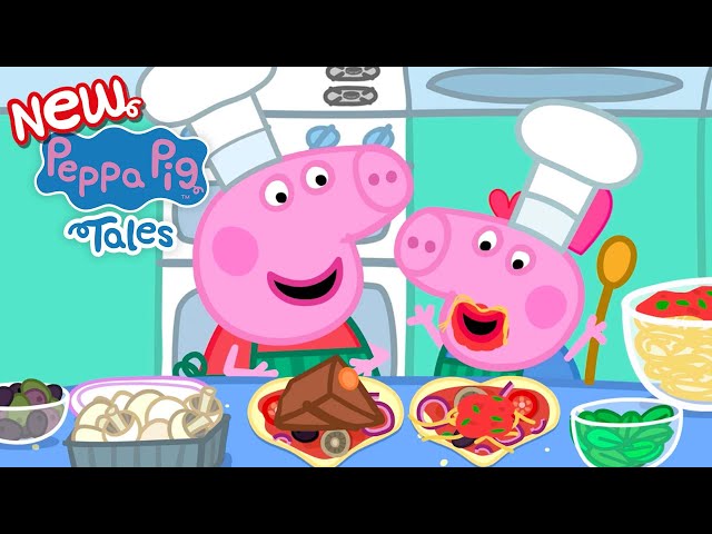 Peppa Pig Tales 🐷 Peppa And George Make Valentines Day Pizzas 🐷 Peppa Pig Episodes