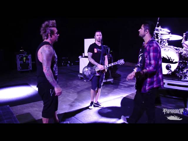 Papa Roach rehearsal before tour with Five Finger Death Punch