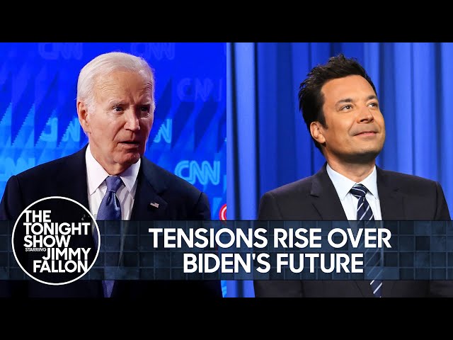 Tensions Rise Over Biden's Future, Trump Challenges Biden to Golf Match | The Tonight Show