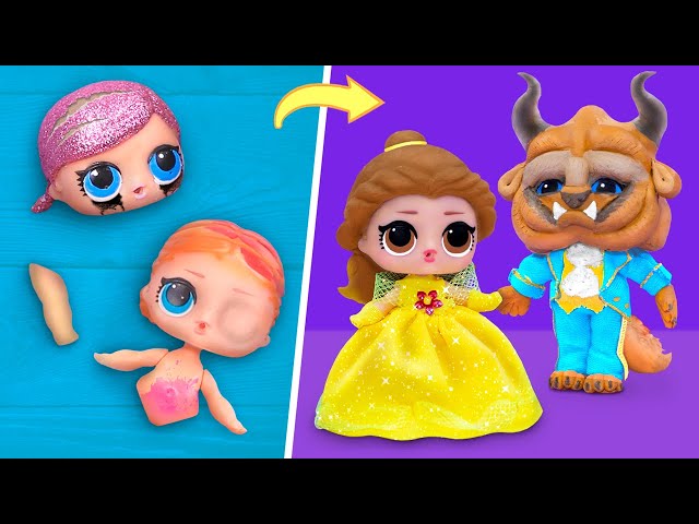 Never Too Old for Dolls! 10 Beauty and the Beast LOL Surprise DIYs
