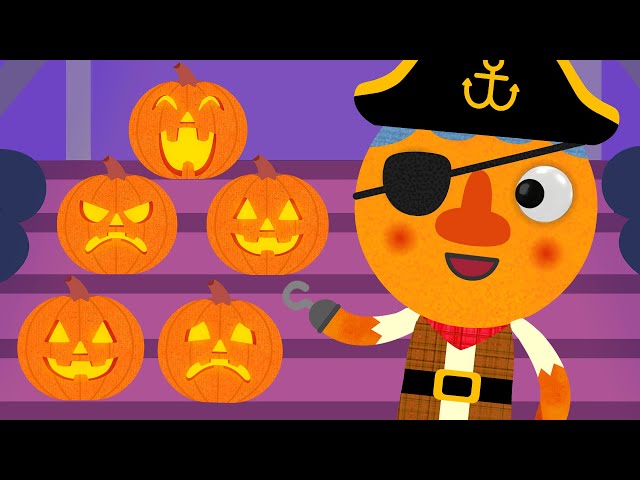 Five Little Pumpkins | Noodle & Pals | Halloween Songs For Children