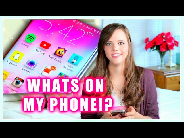 WHAT'S ON MY PHONE!?! | Tiffany | Vlog