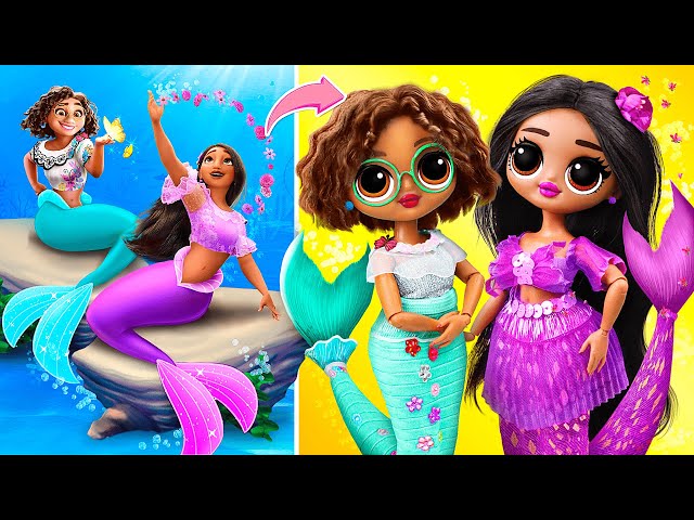 Encanto Characters Became Mermaids! 35 LOL OMG DIYs
