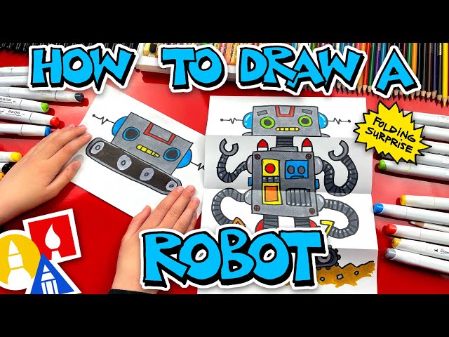 How To Draw Robot Folding Surprise