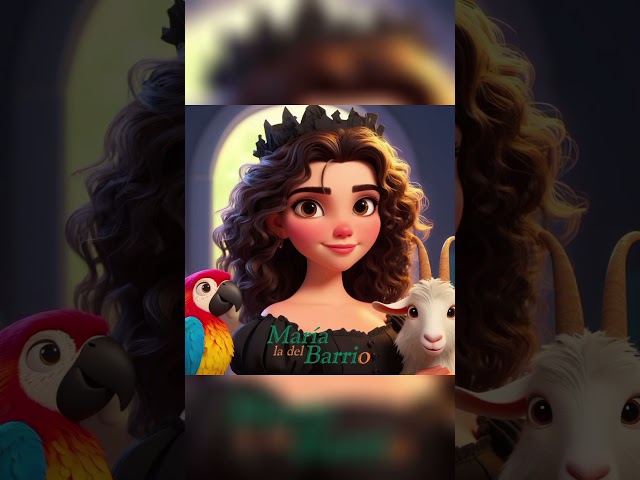 Thalia - Maria Mercedes, Marimar, María la del Barrio y Rosalinda - Disney Pixar AI Version