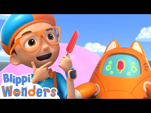 Blippi Animated Series | Popsicle | Vehicle Videos For Kids | Cartoons For Kids