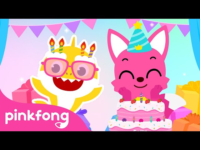 Happy Birthday Song for Pinkfong🎉 | Kids Songs | Pinkfong Official