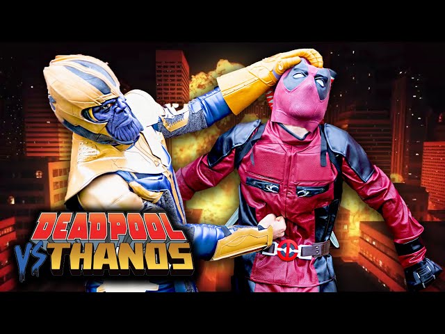 Deadpool Vs Thanos - Superhero Showdown!