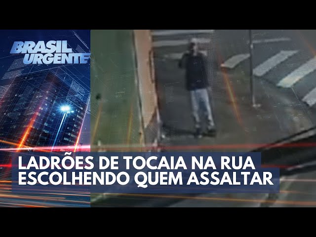 Ladrões ficam de tocaia na rua | Brasil Urgente