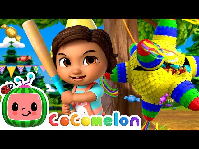 Nina's Birthday Party Piñata! | Dale Dale no pierdas el tino | CoComelon Nursery Rhymes & Kids Songs