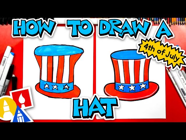 How To Draw A Fourth Of July Hat