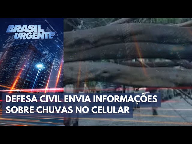 Saiba como receber informações da Defesa Civil pelo celular | Brasil Urgente