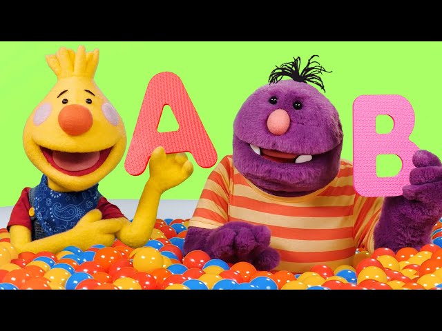 Learn ABCs & Action Words with the Super Duper Ball Pit! | Education for Kids