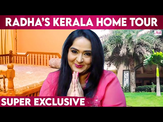 Inside Radha's Kerala Home | Open Door, Home Tour, Tamil Actor