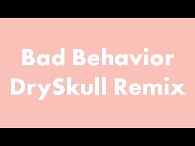SoDrumatic - Bad Behavior (DrySkull Remix) (audio)