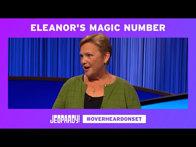 #Overheardonset ELEANOR'S MAGIC NUMBER