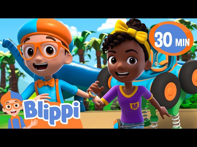 Road Trip To A Dinosaur Adventure | Blippi and Meekah Podcast | Blippi Wonders Educational Videos