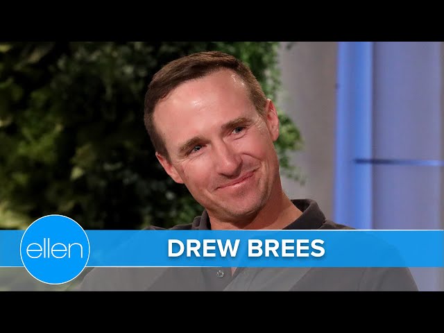 Recent Retiree Drew Brees Shares Advice to Ellen as She Nears Show End