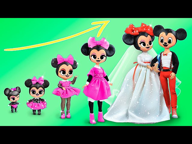 How Minnie Met Mickey Mouse / 30 LOL OMG DIYs