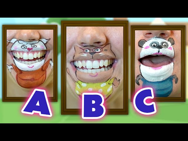The ABC Song! | Wolfoo Chin Paint | Funtastic TV