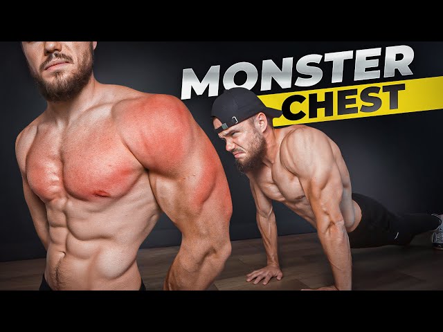 Chest Workout to Turn Your Upper Body Into a Monster. At Home. No Equipment